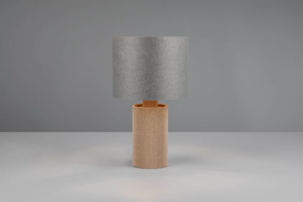 Πορτατιφ με Γκρι Χάρτινο Αμπαζούρ Φ16 CANIO 1x E14 Trio Lighting – 568100111