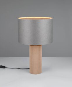 Πορτατιφ με Γκρι Χάρτινο Αμπαζούρ Φ30 CANIO 1x E27 Trio Lighting – 568190111