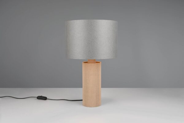 Πορτατιφ με Γκρι Χάρτινο Αμπαζούρ Φ30 CANIO 1x E27 Trio Lighting – 568190111