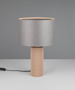 Πορτατιφ με Γκρι Χάρτινο Αμπαζούρ Φ30 CANIO 1x E27 Trio Lighting – 568190111