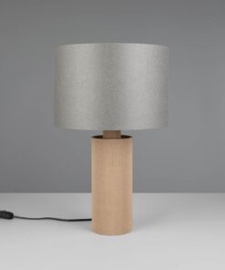 Πορτατιφ με Γκρι Χάρτινο Αμπαζούρ Φ30 CANIO 1x E27 Trio Lighting – 568190111