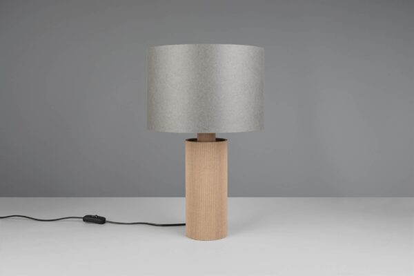 Πορτατιφ με Γκρι Χάρτινο Αμπαζούρ Φ30 CANIO 1x E27 Trio Lighting – 568190111