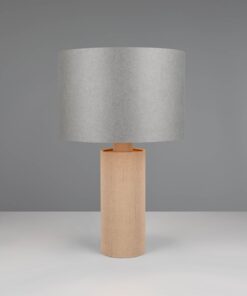 Πορτατιφ με Γκρι Χάρτινο Αμπαζούρ Φ30 CANIO 1x E27 Trio Lighting – 568190111