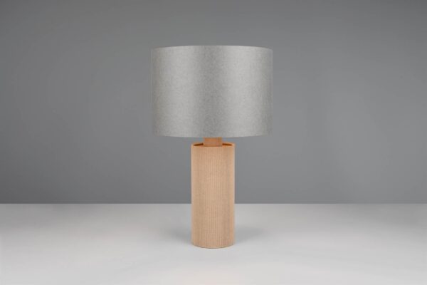 Πορτατιφ με Γκρι Χάρτινο Αμπαζούρ Φ30 CANIO 1x E27 Trio Lighting – 568190111