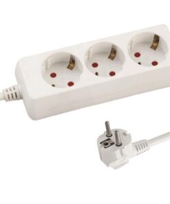 ΠΟΛΥΠΡΙΖΟ 3 ΘΕΣΕΩΝ ΜΕ ΚΑΛΩΔΙΟ 3X1,5mm 1,5m ΜΕ ΠΡΟΣΤΑΣΙΑ ΕΠΑΦΩΝ EUROLAMP 147-62201