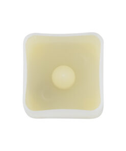 GloboStar® CANDLE 79539 ΣΕΤ 12 x Διακοσμητικά Realistic Κεράκια με LED Εφέ Κινούμενης Φλόγας – Μπαταρίας 12 x CR2032 Θερμό Λευκό 2700K Μπεζ L3.7 x W3.7 x H5.5cm