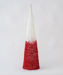 ΔΕΝΤΡΟ ΚΩΝΟΣ, ΛΕΥΚΟ-ΚΟΚΚΙΝΟ, 20x80cm EUROLAMP – 600-45624