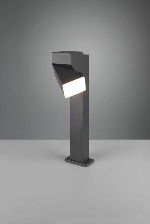 Κολωνάκι Trio Lighting AVON  LED, 7W · 800lm, 3000K Ανθρακί Χυτό Αλουμίνιο, Περιστρεφόμενο IP54 – 570660142
