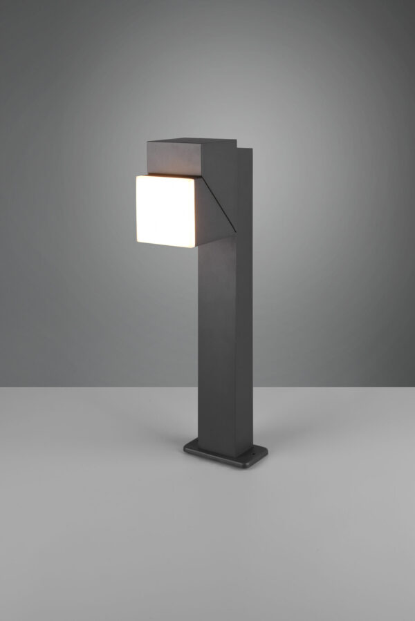 Κολωνάκι Trio Lighting AVON  LED, 7W · 800lm, 3000K Ανθρακί Χυτό Αλουμίνιο, Περιστρεφόμενο IP54 – 570660142