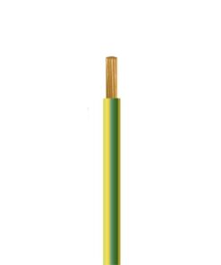 ΚΑΛΩΔΙΟ NYAF H07V-K 1Χ6mm² ΠΡΑΣΙΝΟ/ΚΙΤΡΙΝΟ (100m/roll) EUROLAMP – 150-13442