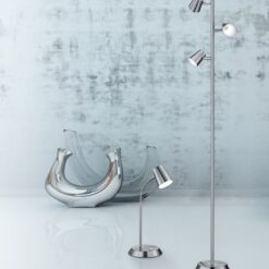 Πορτατίφ Trio Lighting LED 4,7W  Νίκελ Ματ Μεταλλικό Step Dimmable 470lm 3000K  573190107