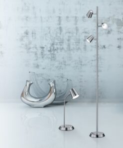 Πορτατίφ Trio Lighting LED 4,7W Νίκελ Ματ Μεταλλικό Step Dimmable 470lm 3000K 573190107