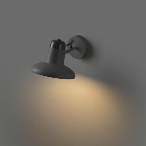 SNAP WALL LAMP DARK GREY 1XE27 FARO – 57403