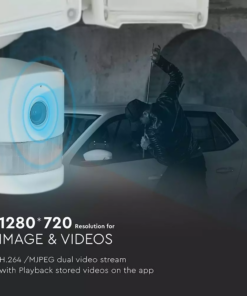 Προβολέας LED με ανιχνευτή Wi-Fi 18W Ψυχρό λευκό 6000K Λευκό σώμα V-TAC – 5745