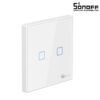GloboStar® 80066 SONOFF T2EU2C-RF – 433MHz Wireless Smart Wall Touch Button Switch 2 Way – RF Series