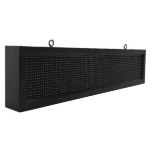 GloboStar® 90254 Κυλιόμενη Ψηφιακή Επιγραφή P10 LED SMD AC 220-240V με Wi-Fi – Αδιάβροχή IP54 – Μονής Όψης – Μ104 x Π9 x Υ24cm Πορτοκαλί