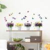 Wild Flowers αυτοκόλλητα τοίχου βινυλίου Ango – 58398