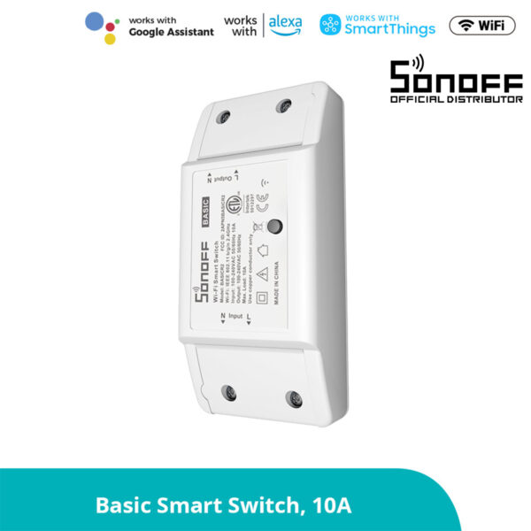 GloboStar® 80003 SONOFF BASICR2 - Wi-Fi Smart Switch