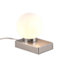 Επιτραπέζιο Φωτιστικό Trio Lighting DAVI II  1x E14 Νίκελ Ματ Μεταλλικό αφής  – 590100107
