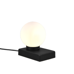 Επιτραπέζιο Φωτιστικό Trio Lighting DAVI II 1x E14 Μαύρο Ματ Μεταλλικό αφής – 590100132