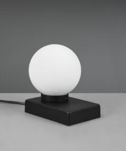 Επιτραπέζιο Φωτιστικό Trio Lighting DAVI II 1x E14 Μαύρο Ματ Μεταλλικό αφής – 590100132