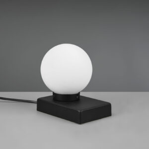 Επιτραπέζιο Φωτιστικό Trio Lighting DAVI II  1x E14 Μαύρο Ματ Μεταλλικό αφής  – 590100132