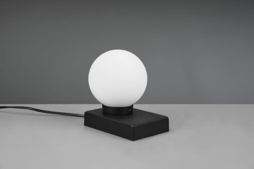 Επιτραπέζιο Φωτιστικό Trio Lighting DAVI II  1x E14 Μαύρο Ματ Μεταλλικό αφής  – 590100132