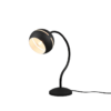 Επιτραπέζιο Φωτιστικό Trio Lighting FLETCHER II 1x E14 Μαύρο Ματ Μεταλλικό, Αφής – 593400132