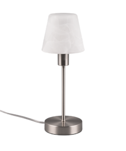 Επιτραπέζιο Φωτιστικό Trio Lighting LUIS II 1x E14 Νίκελ Ματ Μεταλλικό αφής – 595700107