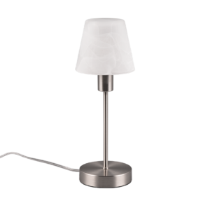 Επιτραπέζιο Φωτιστικό Trio Lighting LUIS II  1x E14 Νίκελ Ματ Μεταλλικό αφής   – 595700107