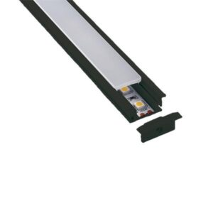 ΠΡΟΦΙΛ ΧΩΝΕΥΤΟ 2000*17*9 90° ΜΑΥΡΟ EUROLAMP – 145-70951