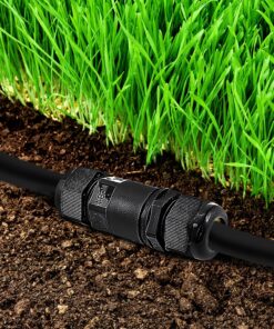 Αδιάβροχος σύνδεσμος προβολέων Μαύρο σώμα IP68 V-TAC – 5977