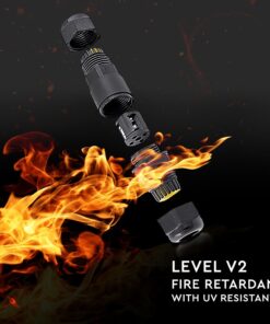 Αδιάβροχος σύνδεσμος προβολέων Μαύρο σώμα IP68 V-TAC – 5977