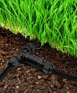 Αδιάβροχος σύνδεσμος προβολέων διπλός Μαύρο σώμα IP68 V-TAC – 5978