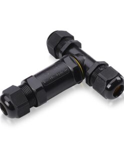 Αδιάβροχος σύνδεσμος προβολέων διπλός Μαύρο σώμα IP68 V-TAC – 5978