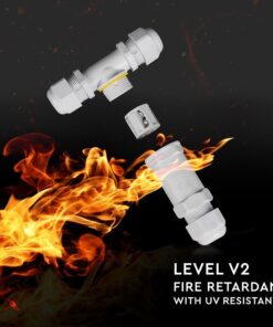 Αδιάβροχο IP68 κουτί διακλάδωσης λευκό τύπου Γ V-TAC – 5979