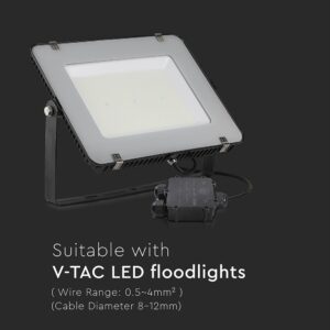 Κουτί Διακλάδωσης Για Διατομή Καλωδίων 8-12mm IP68 Μαύρου Χρώματος  V-TAC – 5980
