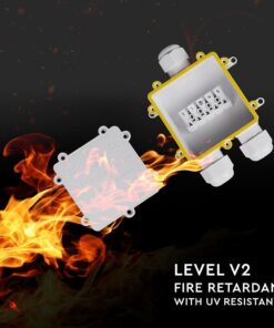 Αδιάβροχο IP68 κουτί διακλάδωσης λευκό μονό σε διπλό V-TAC – 5981