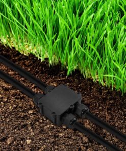 Αδιάβροχο IP68 κουτί διακλάδωσης 4Pin μαύρο 2 εξόδων & 2 εισόδων V-TAC – 5982