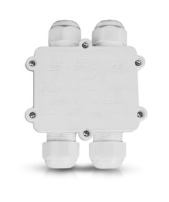 Αδιάβροχο IP68 κουτί διακλάδωσης 4Pin λευκό 2 εξόδων & 2 εισόδων V-TAC – 5983