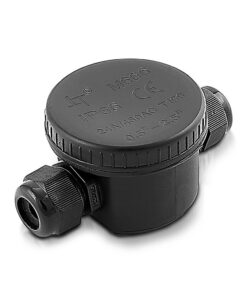 Αδιάβροχο IP66 κουτί διακλάδωσης 3 Pin μαύρο V-TAC – 5987