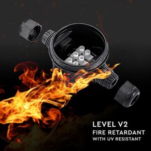 Αδιάβροχο IP66 κουτί διακλάδωσης 3 Pin μαύρο V-TAC – 5987