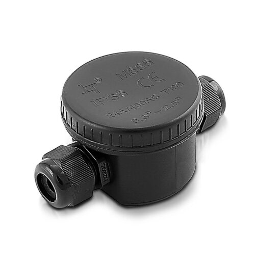 Αδιάβροχο IP66 κουτί διακλάδωσης 3 Pin μαύρο V-TAC – 5987