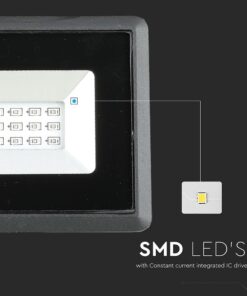LED Προβολέας 10W Μαύρος V-TAC IP65 110° Πράσινο – 5988