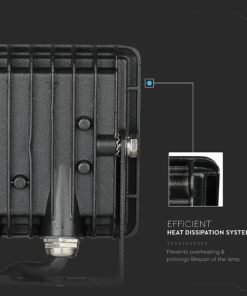 LED Προβολέας 10W Μαύρος V-TAC IP65 110° Πράσινο – 5988