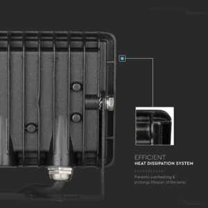 LED Προβολέας 10W Μαύρος V-TAC IP65 110° Πράσινο – 5988