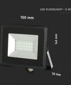 LED Προβολέας 20W Μαύρος V-TAC IP65 110° Πράσινο – 5991