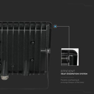 LED Προβολέας 20W Μαύρος V-TAC IP65 110° Πράσινο – 5991