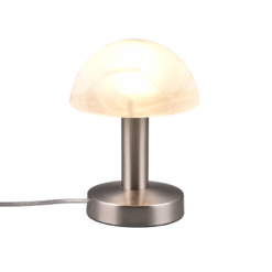 Επιτραπέζιο Φωτιστικό Trio Lighting FYNN II  1x E14 Νίκελ Ματ Μεταλλικό αφής  – 599100107