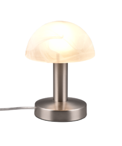 Επιτραπέζιο Φωτιστικό Trio Lighting FYNN II  1x E14 Νίκελ Ματ Μεταλλικό αφής  – 599100107